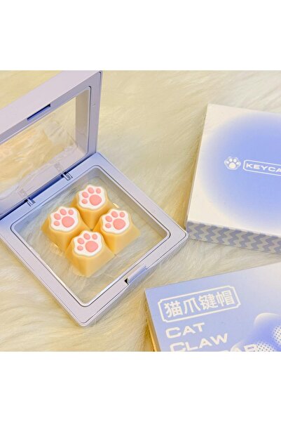 silabor Çok Renkli PBT Tuş Takımı Mekanik Klavye Cat Keycaps