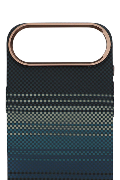 PiyasaSepeti Pixel Weave Case iPhone 17 Air Deep Blue Current