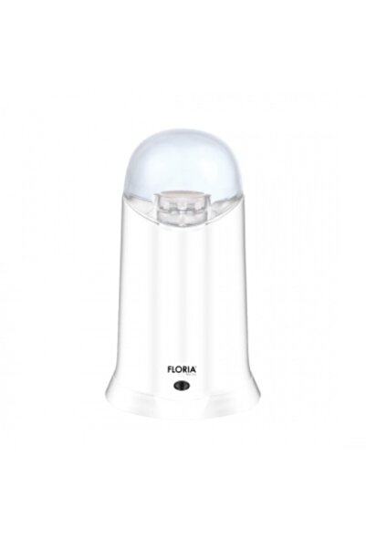 Floria ZLN 3085 Coffee Grinder – 200 W, 60 g, Stainless Steel Bowl, Plastic Housing, White