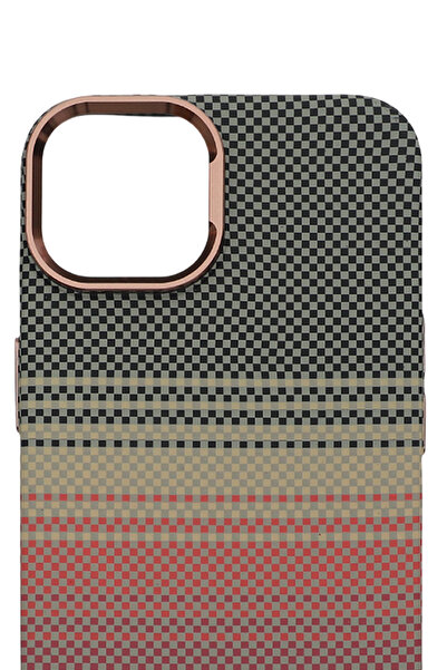 PiyasaSepeti Pixel Weave Case iPhone 13/14 Steppe Alacasy