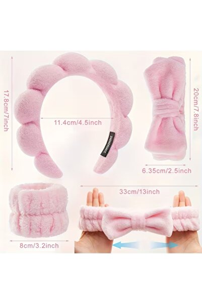 FESECRAFT 1 Set - 4-Piece Hair and Bracelet Set for Women