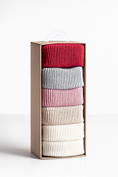 moukou Cotton Colorful Baby Socks - Gift in Special Box for 0-6 Months
