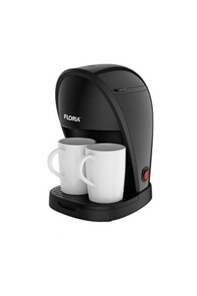 Floria ZLN 9297 Coffee Maker – 450 W, 250 ml, 2 cups, nylon filter, black