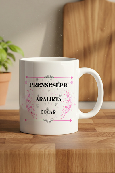 qoeuyl boutique Princesses with Butterflies Are Born in December Printed Birt...