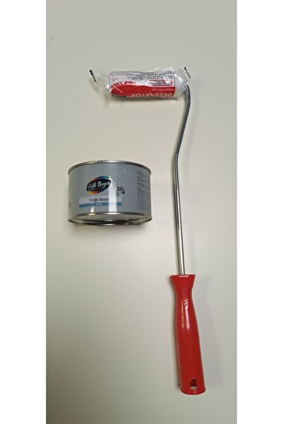 Filli Boya Yağlıboya 0.25L + desenator mini rulo fırça