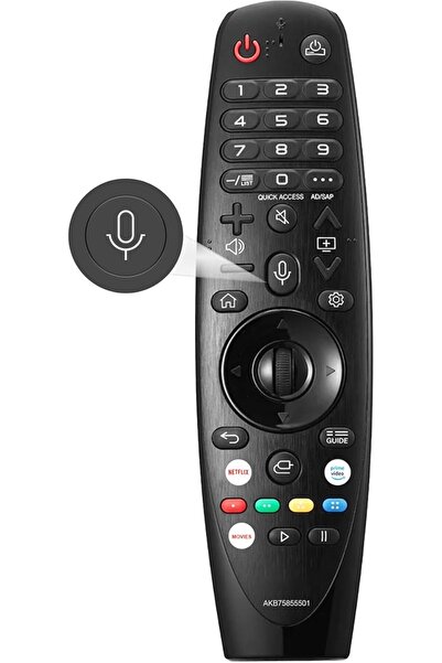 ZYK جهاز التحكم عن بعد الصوتي البديل لجهاز LG Magic (AKB75855501) لأجهزة التل...