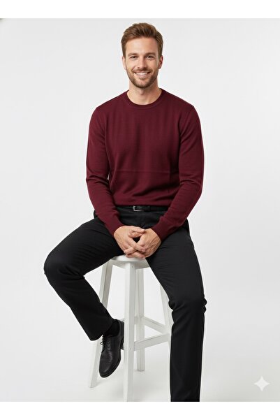 ModaPlaza Men's Crew Neck Sweater