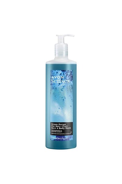 AVON 2 in 1 Shower Gel for Hair and Body Ocean Surge, 720ml