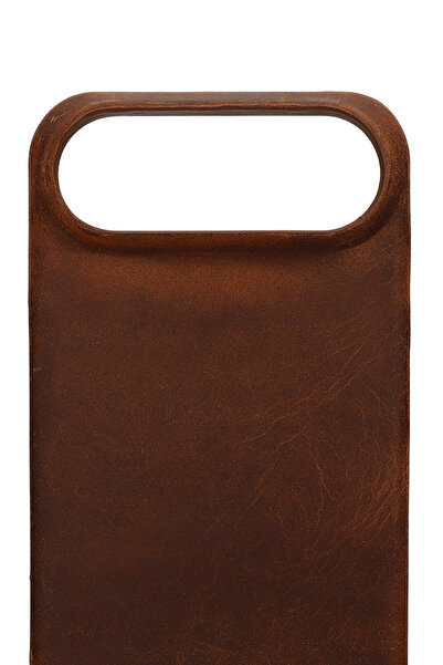 PiyasaSepeti غطاء حماية شفاف لهاتف آيفون 17 إير بلون الكونياك