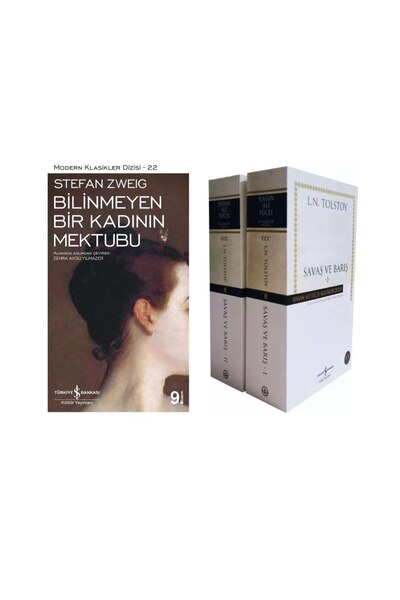 TÜRKİYE İŞ BANKASI KÜLTÜR YAYINLARI Bilinmeyen Bir Kadının Mektubu Stefan Zwe...