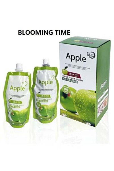 BLOOMING TIME كريم تلوين الشعر الأسود الخالي من الأمونيا بنكهة التفاح 4.0