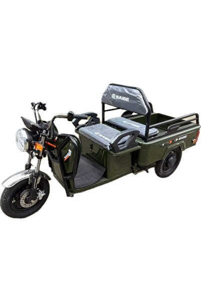 Flippy XPB Cargo Electric Tricycle, Saige, 1600W Motor, B No Permit, Green