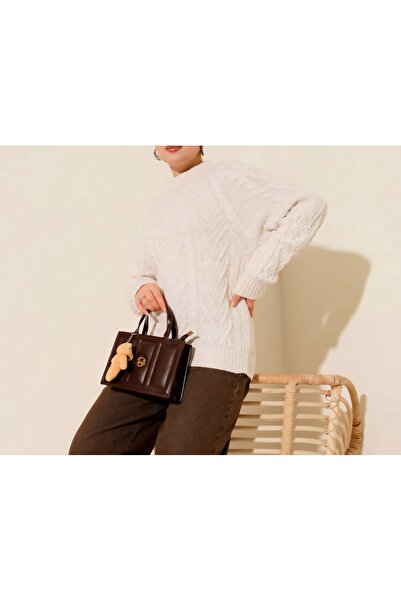 Vaniza Embossed Detailed Knitwear Knit Sweater