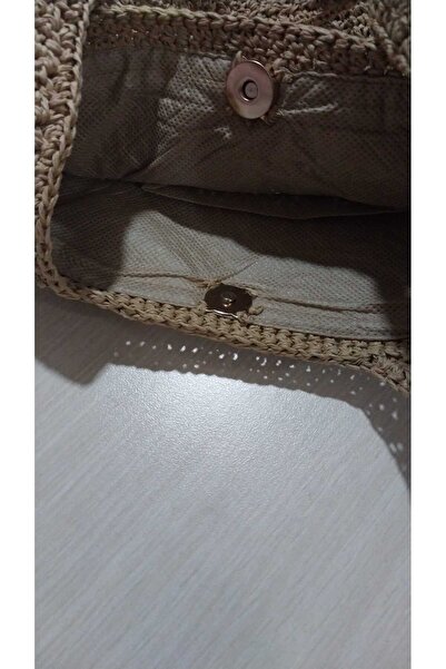 Papatyam 32 X 30 Crochet Hand-Knitted Stylish Bag with Lining