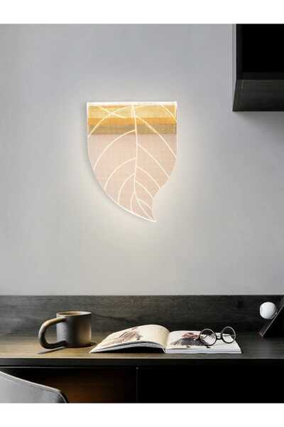 best power Luxury 7302-W Golden Crystal Wall LED Light Leaf-Shaped with 3-Level Brightness