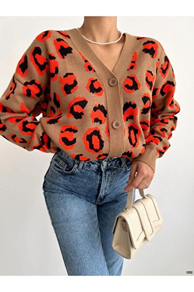 Modafeminen Tricotaj Cardigan TR202 VİZON