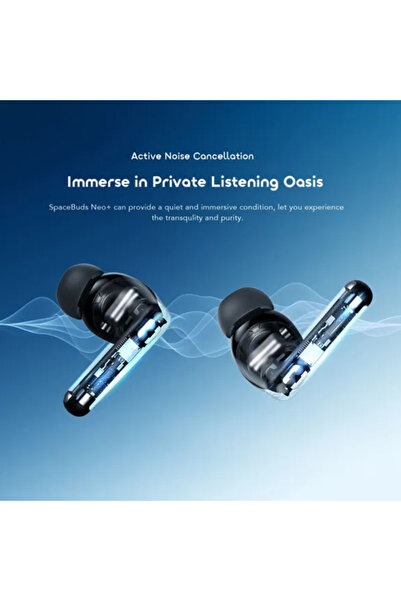 oraimo Space Buds New Plus True Wireless Earbuds (ANC) - Light Gold