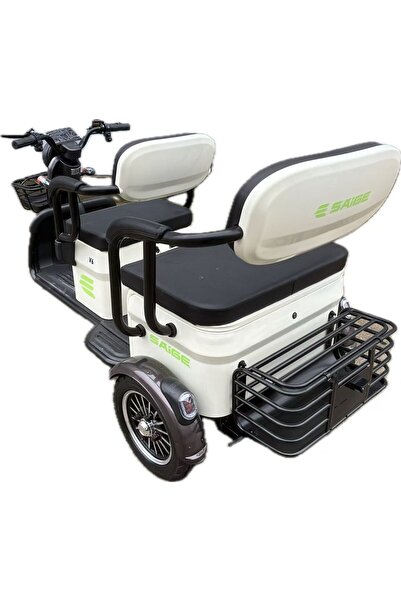 Flippy Electric Tricycle V6, Saige, No License, Two Seats, 1800W Motor, 60km Range, Coffee White