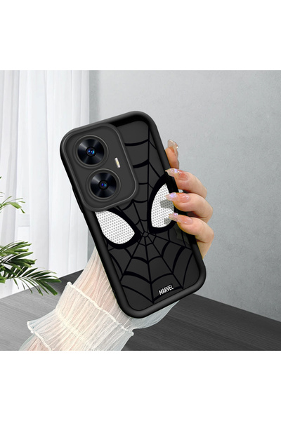 Hontinga حافظة هاتف من السيليكون الناعم متوافقة مع هاتف Realme C55، مضادة للس...