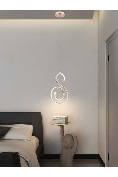 best power مصباح LED حديث معلق 7144-1 — 3 مستويات، 120 سم قابل للتعديل، مصباح سقف 30 وات للمنزل والمكتب