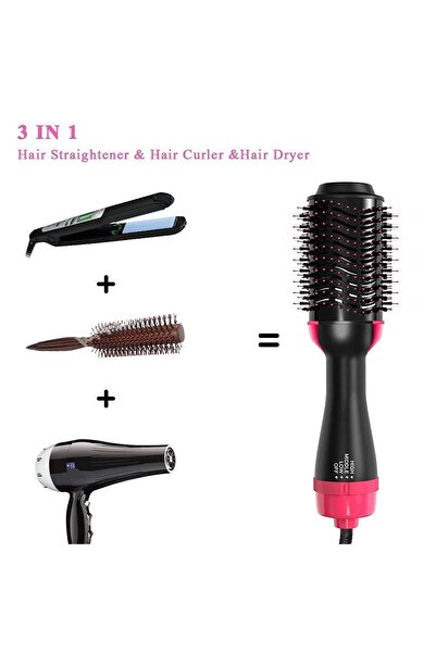Biki One Step Hair Dryer and Volumizer, 3-in-1 Hot Air Brush Styler