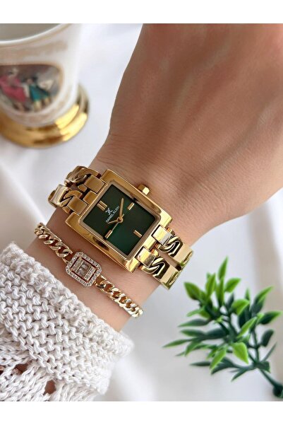 Daniel Klein Steel Cord 30 Meters Water Resistant Special Design Women Wrist Watch+Bracelet Vs.Blkt.0727