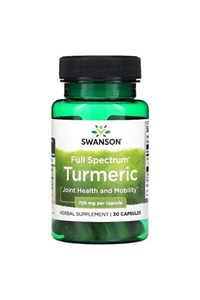 SWANSON كركم كامل الطيف، 720 ملغ، 30 كبسولة
