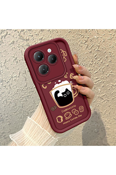 ucuc حافظة من السيليكون المتوافقة مع هاتف Infinix Hot 40/40 Pro مقاومة للصدما...