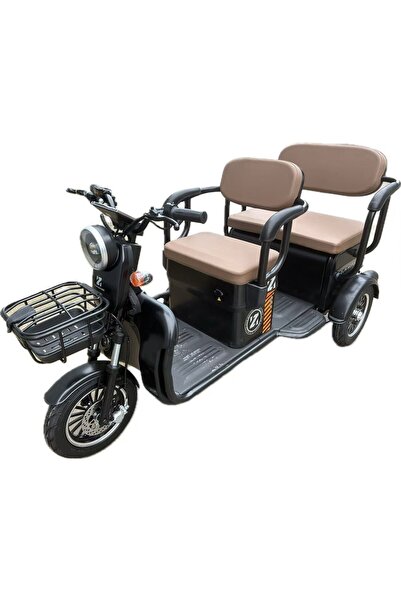 Flippy Electric Tricycle V6, Saige, No License, Two Seats, 1800W Motor, Black OldStyle