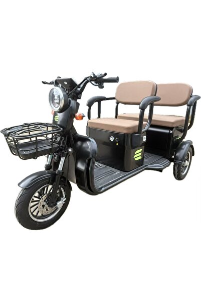 Flippy Electric Tricycle V6, Saige, No License, Two Seats, 1800W Motor, 60km Range, Black