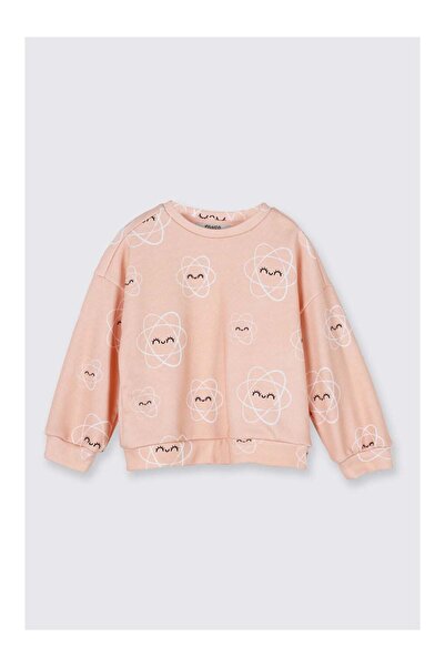 Panço سويت شيرت بناتي منقوش بالسمك 2521GB08009