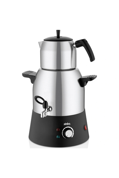 Genel Markalar ELEKTRİKLİ SEMAVER MUSLUKLUÇAY MAKİNESİ ÇAYCI ÇELİK SU KAZANI=...