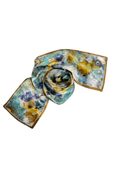 OMG Women's scarf, Omg, silk, 15x145cm, multicolor