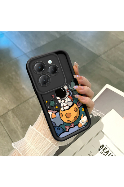 Hontinga حافظة هاتف من السيليكون الناعم متوافقة مع Infinix Hot 40/40 Pro