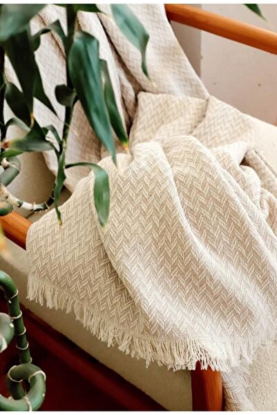 DOGO HOME Pamuklu Koltuk Örtüsü 170x210 cm Tekli&Üçlü Koltuk,Çekyat ve Berjer İçin Modern Çizgili Yıkanabilir