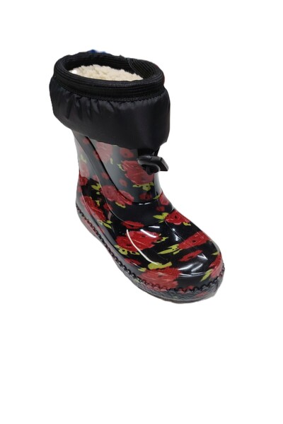 HAYAL AYAKKABICIM İÇİ YÜNLÜ KIZ BEBEK YAĞMUR ÇİZMESİ