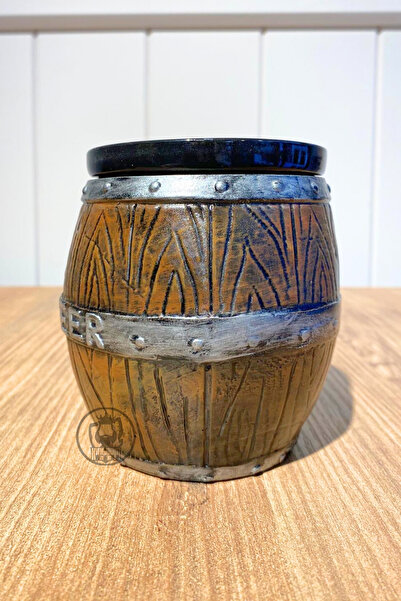 Kingdom of 3D Beer Barrel Mug (V2) Hand Painted Ceramic & Polyester Mug
