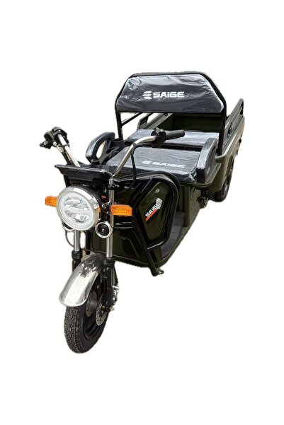 Flippy XPB Cargo Electric Tricycle, Saige, 1600W Motor, B No Permit, Green