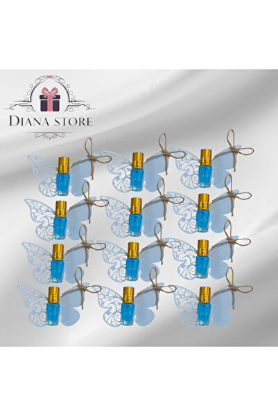 ceneric توزيعات مواليد مسك البودره منسق على فراشه12قطعه