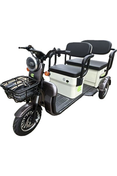 Flippy Electric Tricycle V6, Saige, No License, Two Seats, 1800W Motor, 60km Range, Coffee White