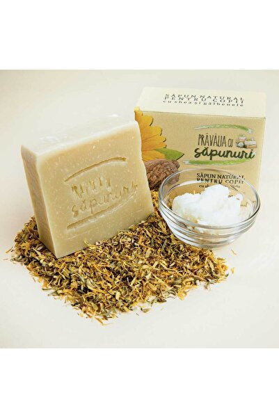 pravalia cu sapunuri Shea and Marigold Soap, Pravalia with Soaps, 100 g
