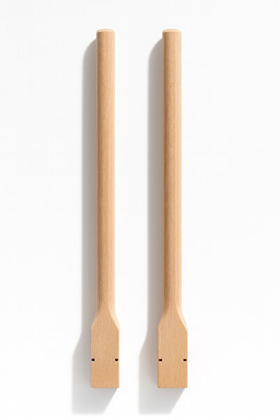 Papağanhane Doğal Ahşap Kuş Tüneği 30 cm – 2 Adet