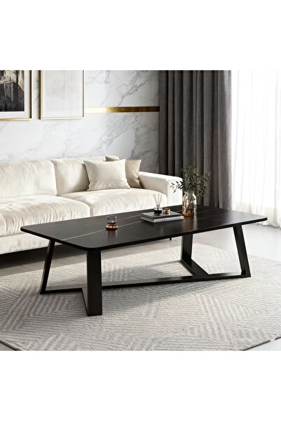CJ side coffee table with multifunctional storage space white or black living room