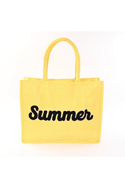 SUMİNA Yellow Beach Bag