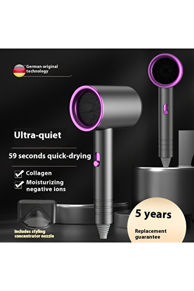 CFB Fast Electric Hair Dryer for Home Use, Powerful Silent Blow Dryer with Strong Wind