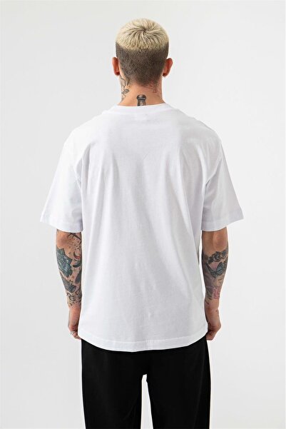 Machinist Men's Relaxed Basic Cotton T-Shirt White
