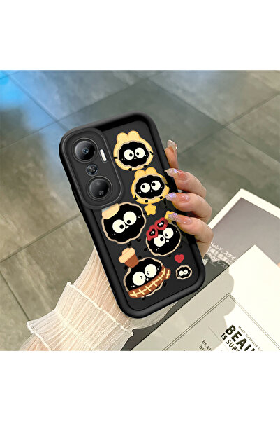 Hontinga حافظة هاتف من السيليكون الناعم متوافقة مع Infinix Hot 20، بتصميم عيو...