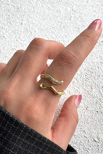 Leo'Stone Yılan Tasarım Blg Model Ayarlanabilir Kadın Yüzük