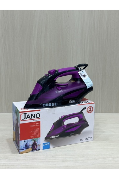 Jano Al Saif Jano Steam Iron With Ceramic Coated Base, 2200w, Black And Purple No reviews yet.