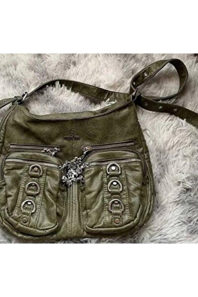 Guja 25Yg582 Women's Multi-Compartment Soft Leather Bag